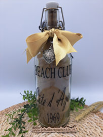 Fles verlicht "Beach Club"