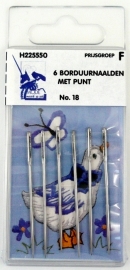 Borduurnaald met punt nr. 18