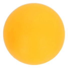 Siliconen kraal rond 10 mm nr. 645 geel