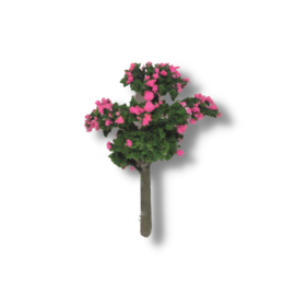 Miniatuur boom roze