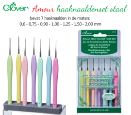 Clover Amour haaknaaldenset kleine maten