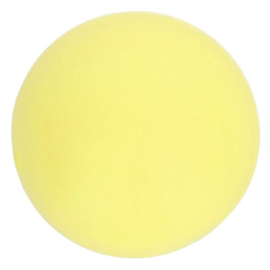 Siliconen kraal rond 15 mm nr. 638 geel