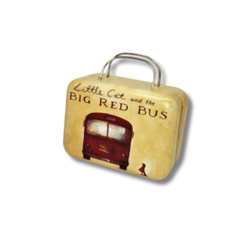miniatuur koffer beige