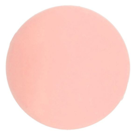 Siliconen kraal rond 15 mm nr. 717 licht roze