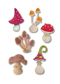 Mini magazine Paddenstoelen haken