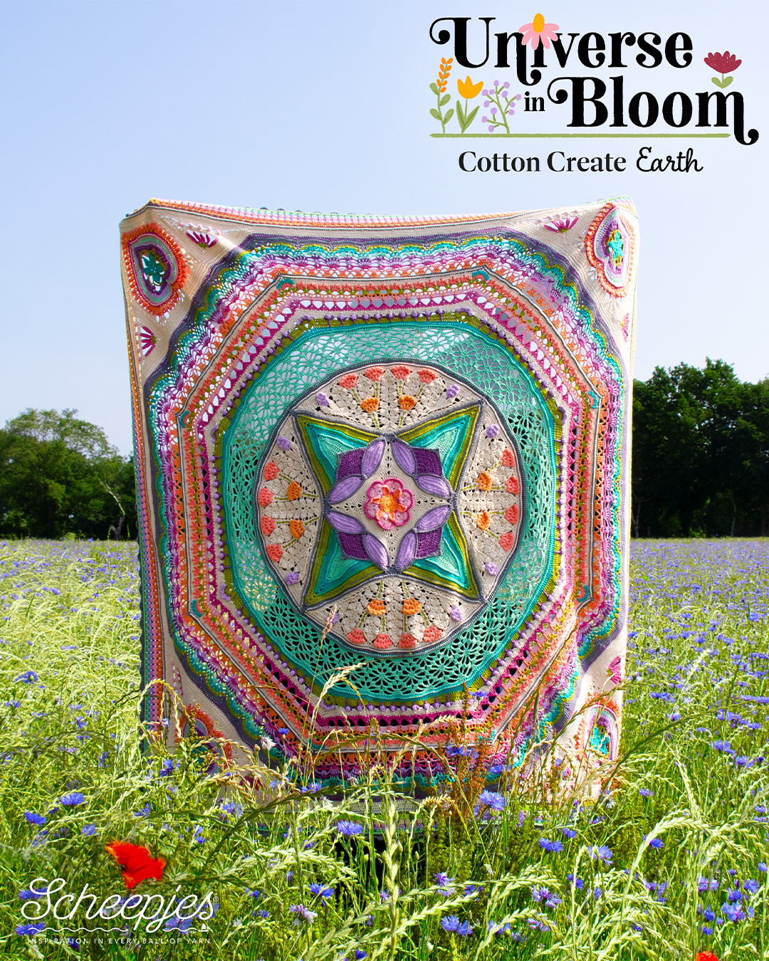 Scheepjes CAL2025 kit Cotton Create Earth