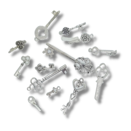 Antieke sleutels zilver