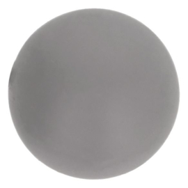 Siliconen kraal rond 10 mm 002 grijs
