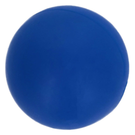 Siliconen kraal rond 15 mm nr. 215 donkerblauw