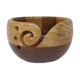 Yarn Bowl Multi Wood