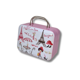 miniatuur koffer parijs