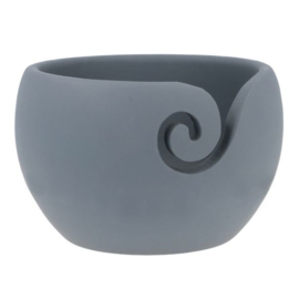 Yarn bowl mangohout grijs