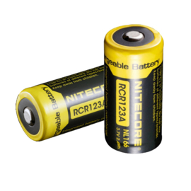 Nitecore RCR123A  rechargeable Battery  (2Stuks)