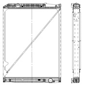MERCEDES ACTROS Radiateur