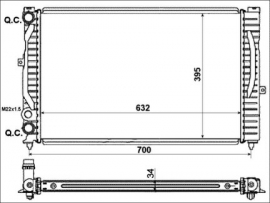 Volkswagen Passat Radiateur