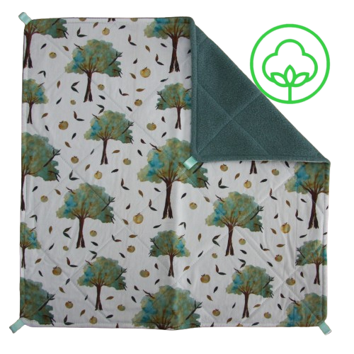 Hangmat XL (boompjes met turquoise)