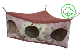 Peek-a-Boo Corner Cabin Large (muisjes met roze)
