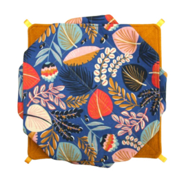 DrieDubbelDekker (bloemen met okergeel)