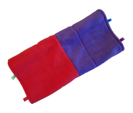 Tunnel (limegroen met blauw / rood met paars)