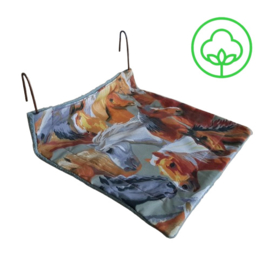 Radiatorhangmandje (paarden met grijs)