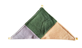 Hoekhangmat Klein (zand/mosgroen/okergeel)