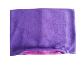 Knuffel Sjaal (paars met roze)