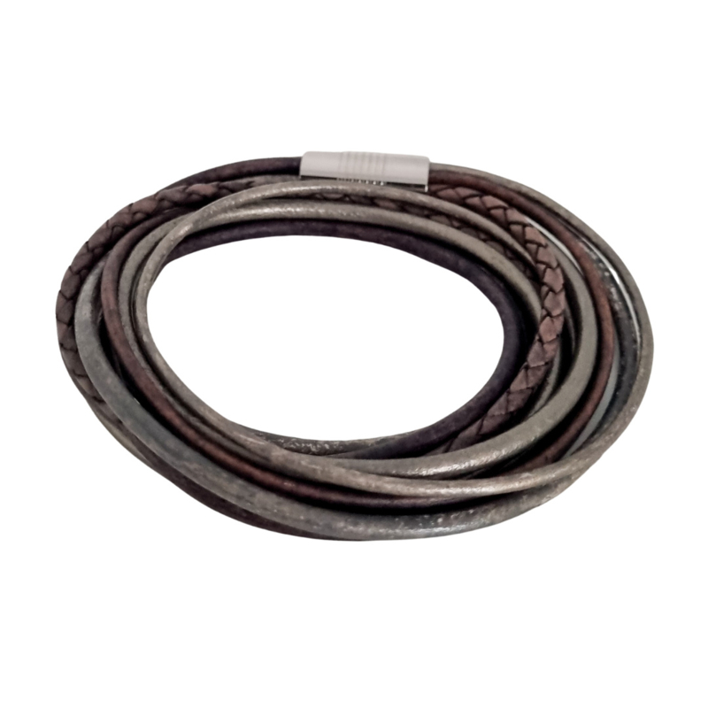 Leather Wrap Vintage Taupe