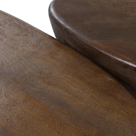 Salontafel Mila 70x53x35- bruin