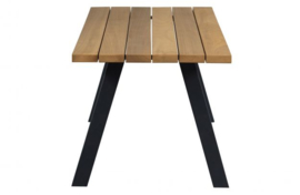 Tuintafel Tablo Outdoor naturel met A-poot metaal 210 cm