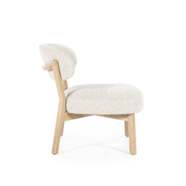 Fauteuil Mikky naturel - taupe Moon