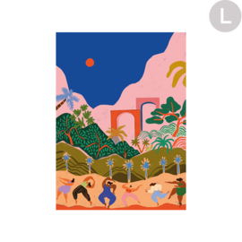 Wandkleed "Dancing in paradise"