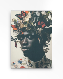 Wandkleed "Papillon "