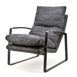 Fauteuil Lex Vintage Antraciet