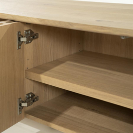 Tv meubel Jake 6drs. - Naturel