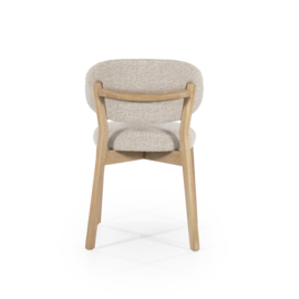 Eetkamerstoel Mikky naturel - taupe Moon