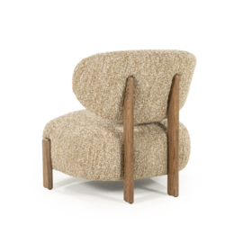 Fauteuil Reza bruin - taupe  Bay