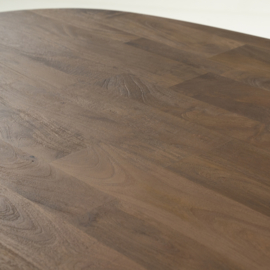 Eettafel Tycho 200x100 cm - lichtbruin