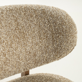 Fauteuil Reza bruin - taupe  Bay