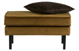 Hocker Rodeo velvet  honing geel