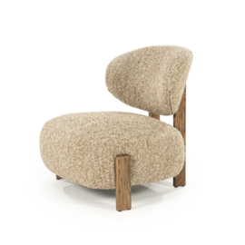 Fauteuil Reza bruin - taupe  Bay