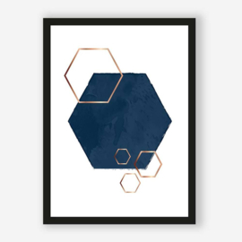 Art print "Hexagon Overlap"