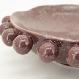 Bowl Viro - burgundy