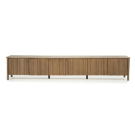 Tv meubel Jake 6drs. - Bruin