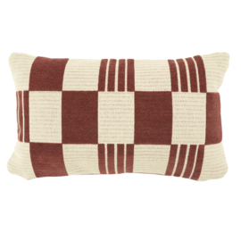 Kussen Twist - burgundy