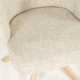 Stoel Connor Naturel - Beige