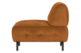 Lloyd fauteuil gewassen fluweel cinnamon