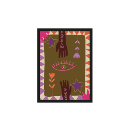 Art print ''Hands '' incl. lijst