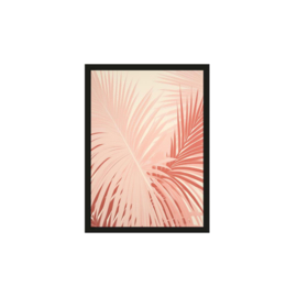 Art print ''Pink Palm'' incl. lijst