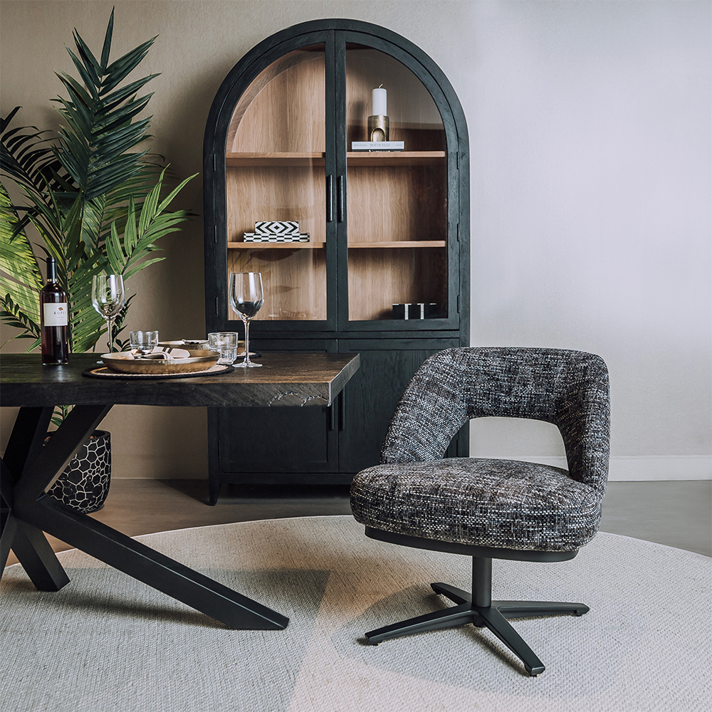 Fauteuil Caldes - Blauw/Grijs