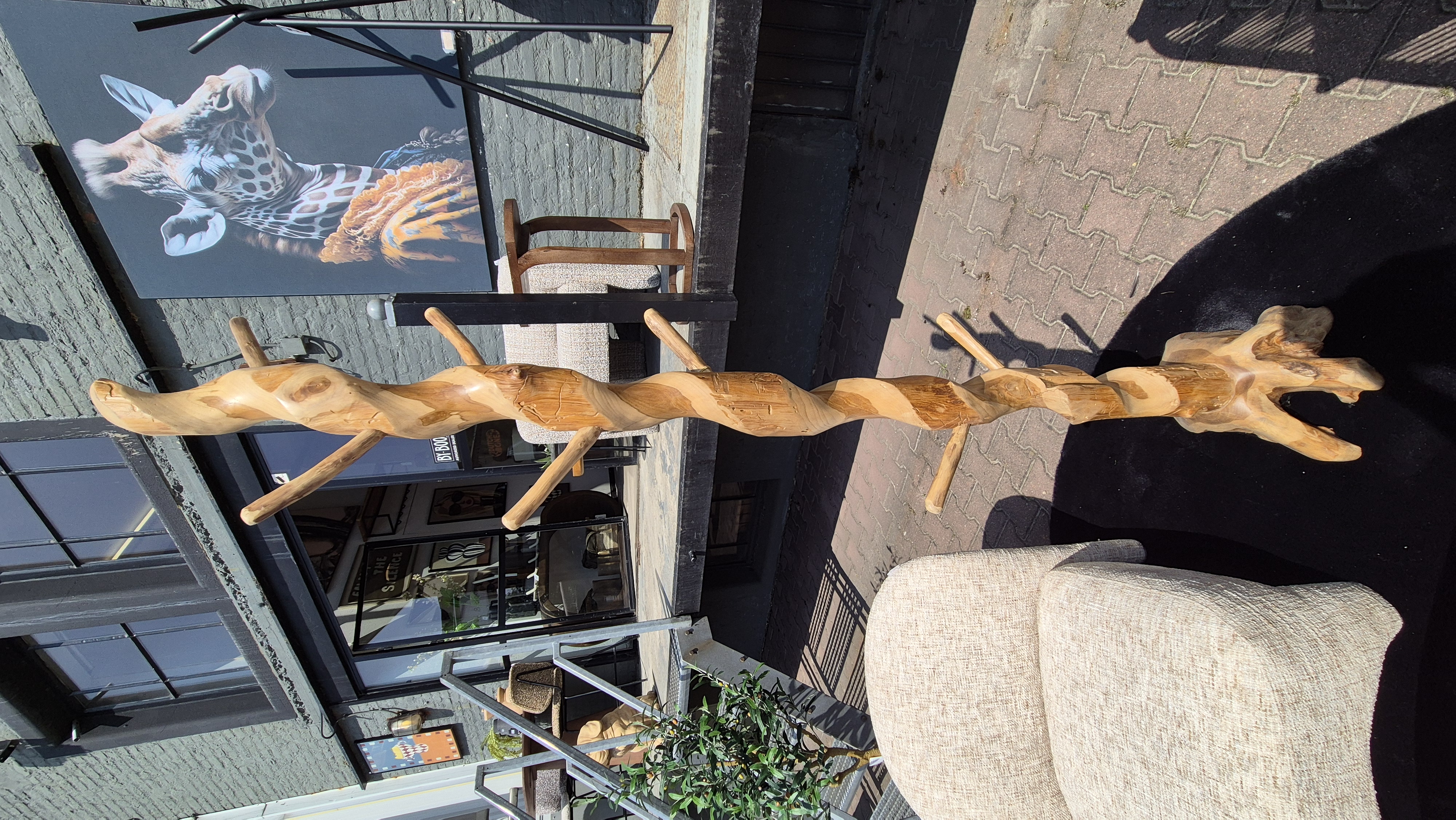 Kapstok hout
